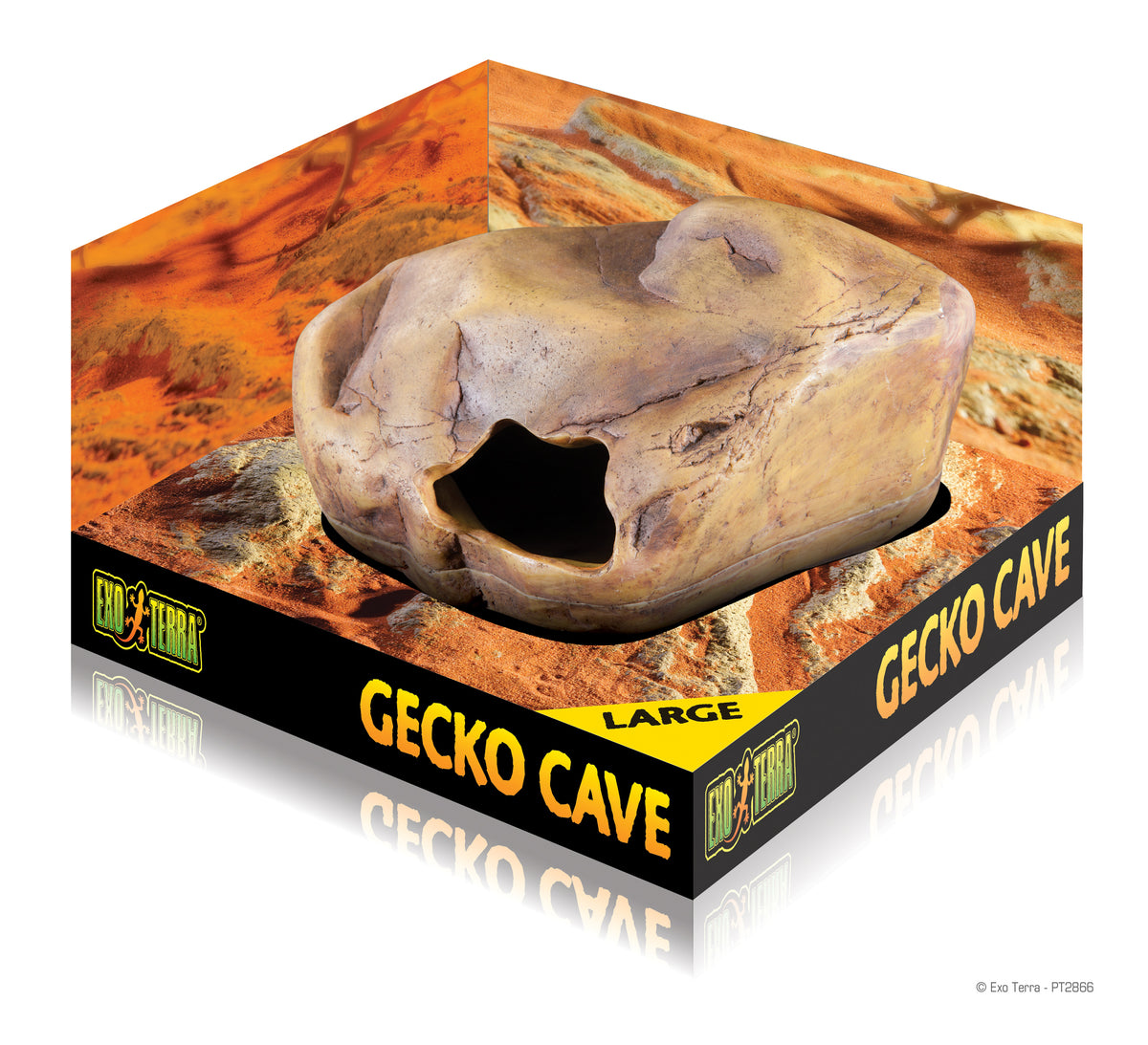 Grotte Exo Terra pour geckos, grande, 23 x 18 x 12 cm (9 x 7 x 5 po)