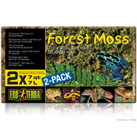 Mousse de forêt Forest Moss Exo Terra, 2 x 7 L (2 x 7 pte)