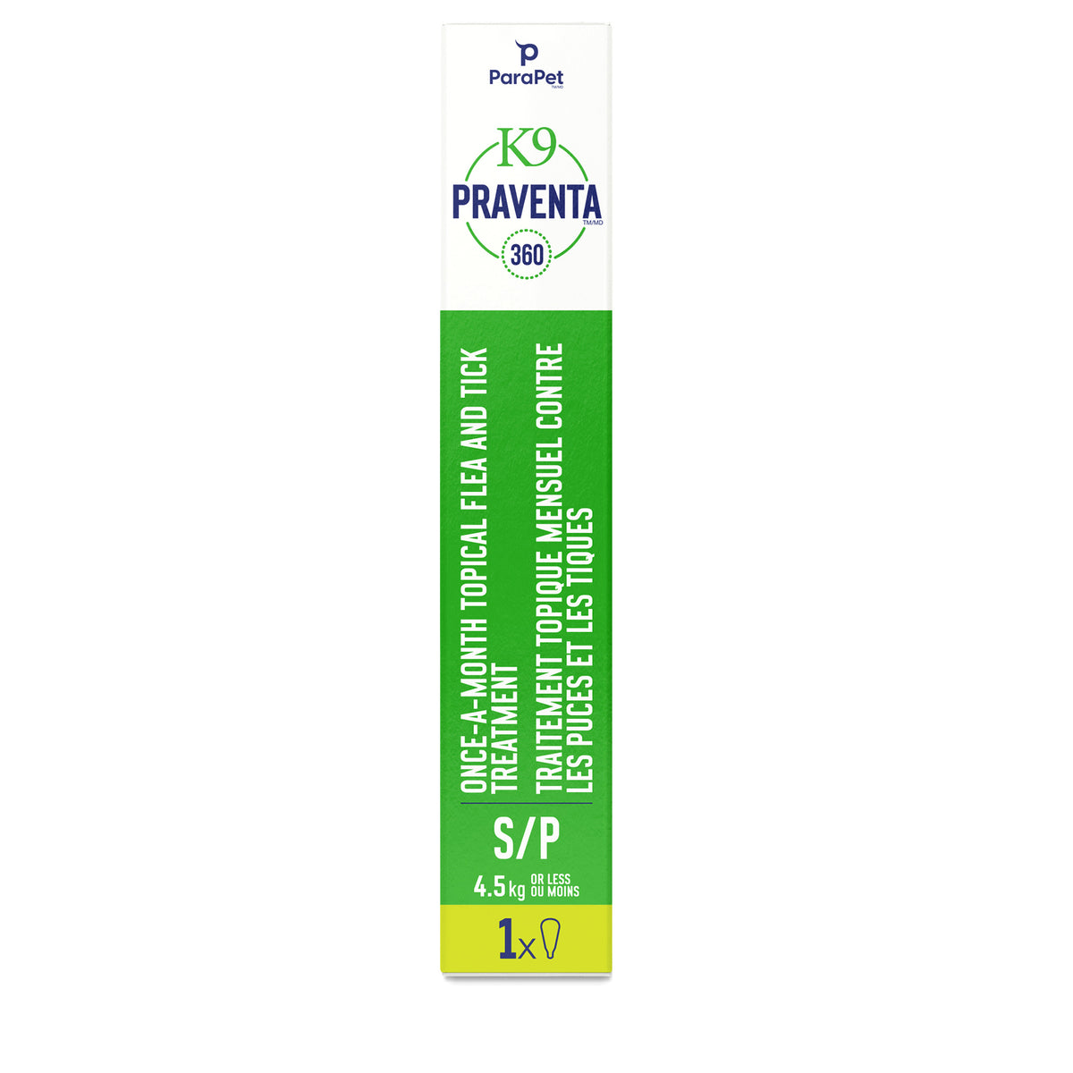 Traitement K9 Praventa 360, chiens de petite taille, 1 tube