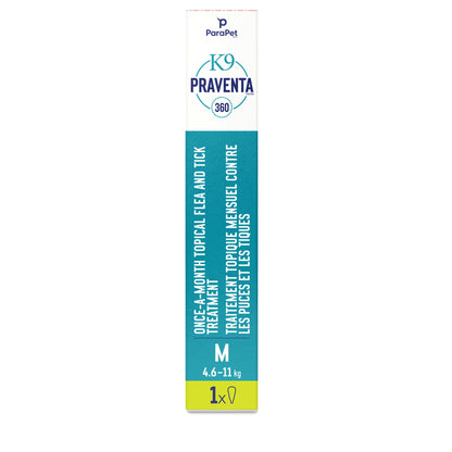 Traitement K9 Praventa 360, chiens de taille moyenne, 1 tube