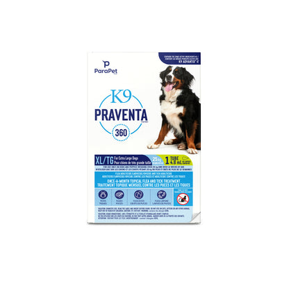 Traitement K9 Praventa 360, chiens de très grande taille, 1 tube