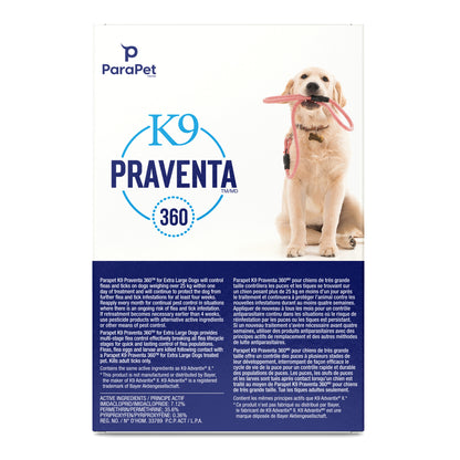 Traitement K9 Praventa 360, chiens de très grande taille, 1 tube
