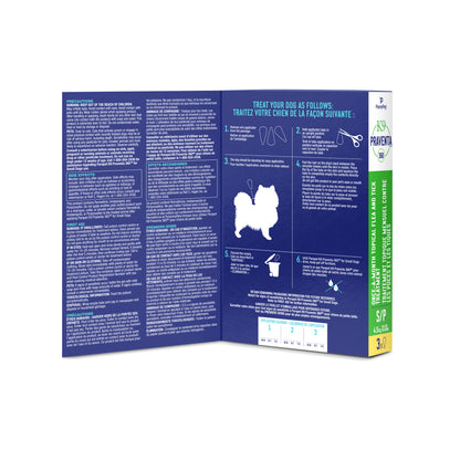 Traitement K9 Praventa 360, chiens de petite taille, 3 tubes