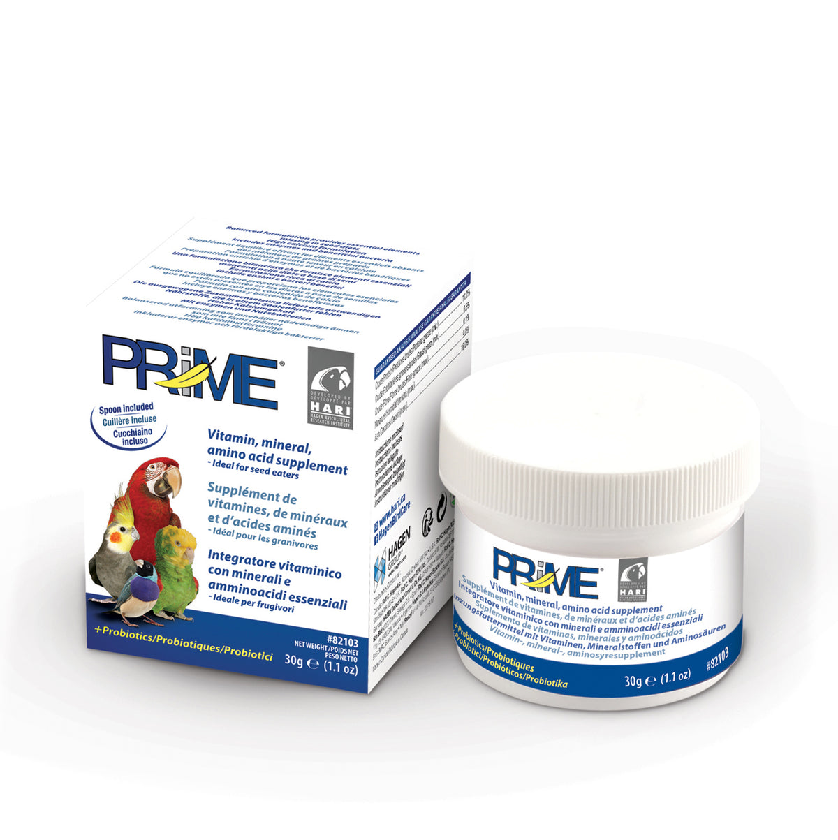Supplément de vitamines, de minéraux et d’acides aminés Prime HARI, 30 g (1,1 oz)