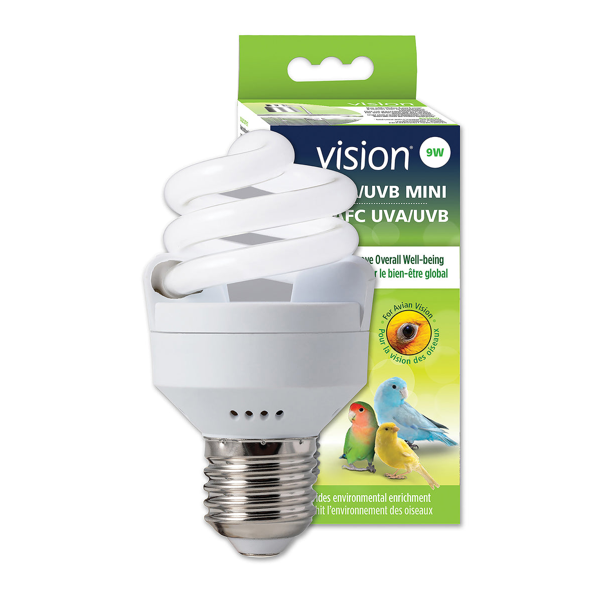 Mini ampoule AFC UVA/UVB Vision, 9 W