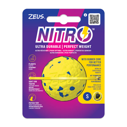 Jouet Nitro Zeus, balle lestée, petite, diam. 5 cm (2 po)
