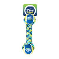 Jouet Fitness Zeus, haltère en corde avec deux balles de tennis, 22,9 cm (9 po)