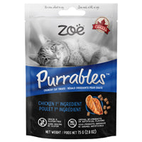 Gâteries croquantes Purrables Zoë pour chats, Poulet, 75 g (2,6 oz)